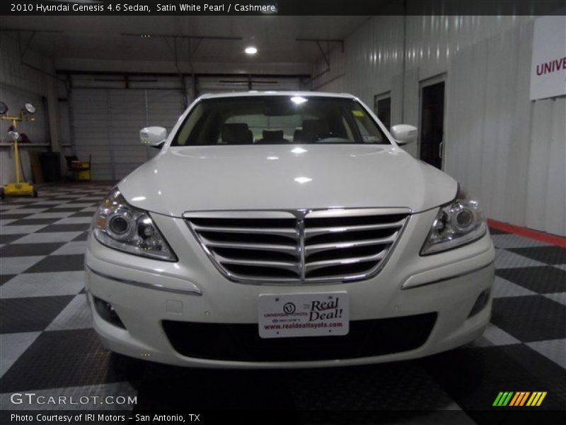 Satin White Pearl / Cashmere 2010 Hyundai Genesis 4.6 Sedan