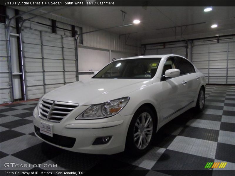 Satin White Pearl / Cashmere 2010 Hyundai Genesis 4.6 Sedan