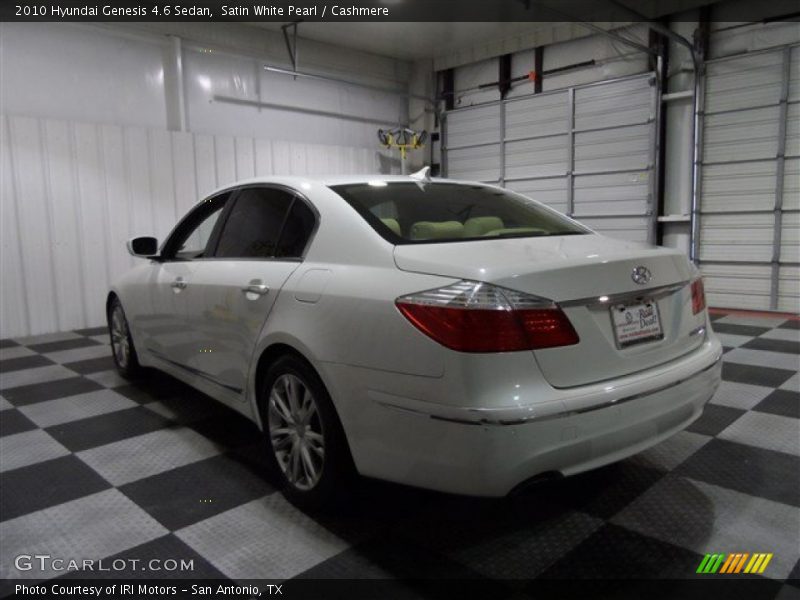 Satin White Pearl / Cashmere 2010 Hyundai Genesis 4.6 Sedan