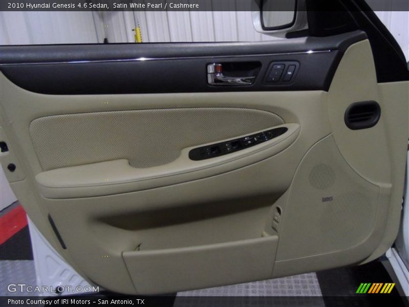 Satin White Pearl / Cashmere 2010 Hyundai Genesis 4.6 Sedan