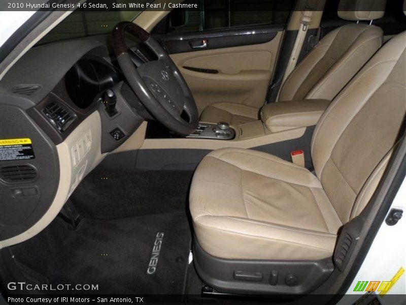 Satin White Pearl / Cashmere 2010 Hyundai Genesis 4.6 Sedan