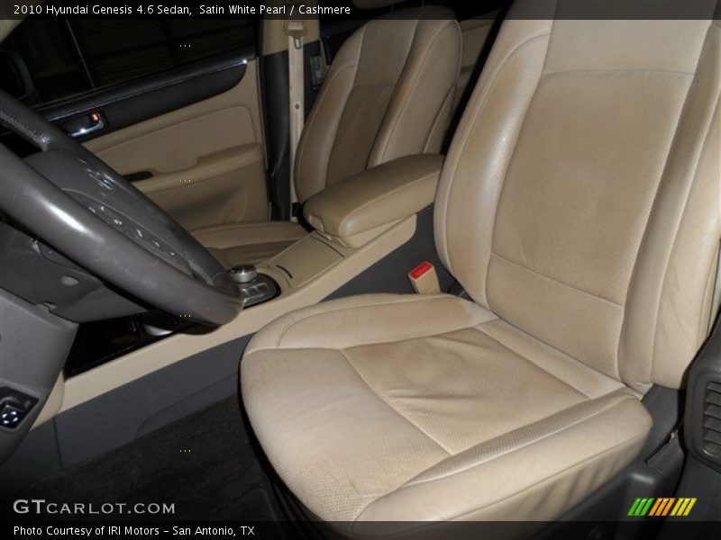 Satin White Pearl / Cashmere 2010 Hyundai Genesis 4.6 Sedan