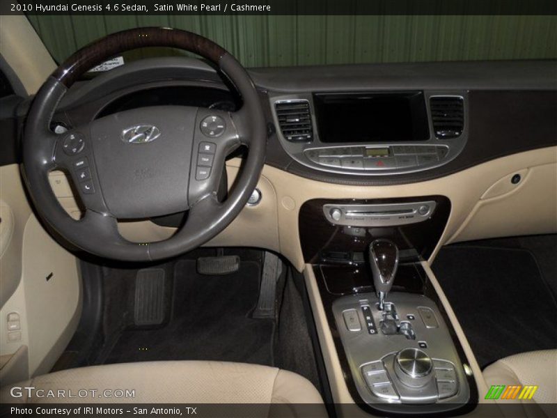 Satin White Pearl / Cashmere 2010 Hyundai Genesis 4.6 Sedan