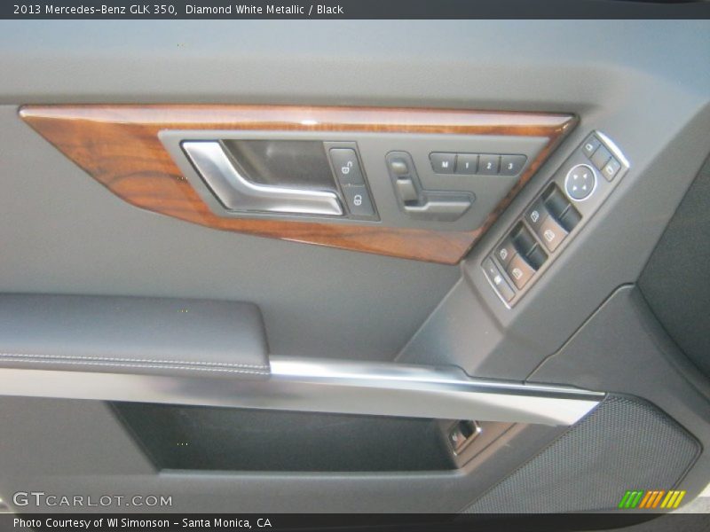Diamond White Metallic / Black 2013 Mercedes-Benz GLK 350