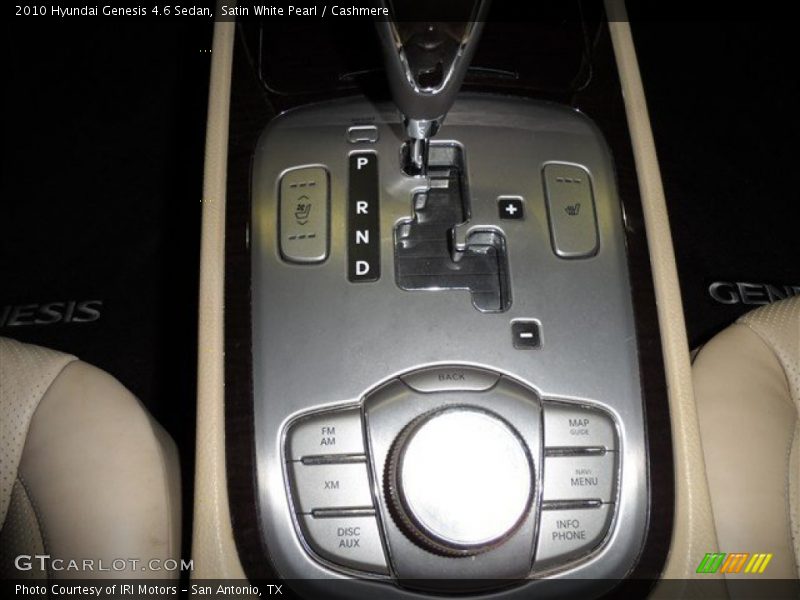 Satin White Pearl / Cashmere 2010 Hyundai Genesis 4.6 Sedan