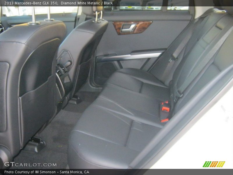Diamond White Metallic / Black 2013 Mercedes-Benz GLK 350