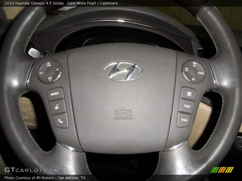 Satin White Pearl / Cashmere 2010 Hyundai Genesis 4.6 Sedan