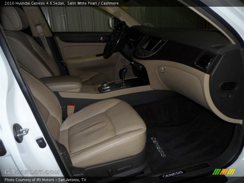 Satin White Pearl / Cashmere 2010 Hyundai Genesis 4.6 Sedan