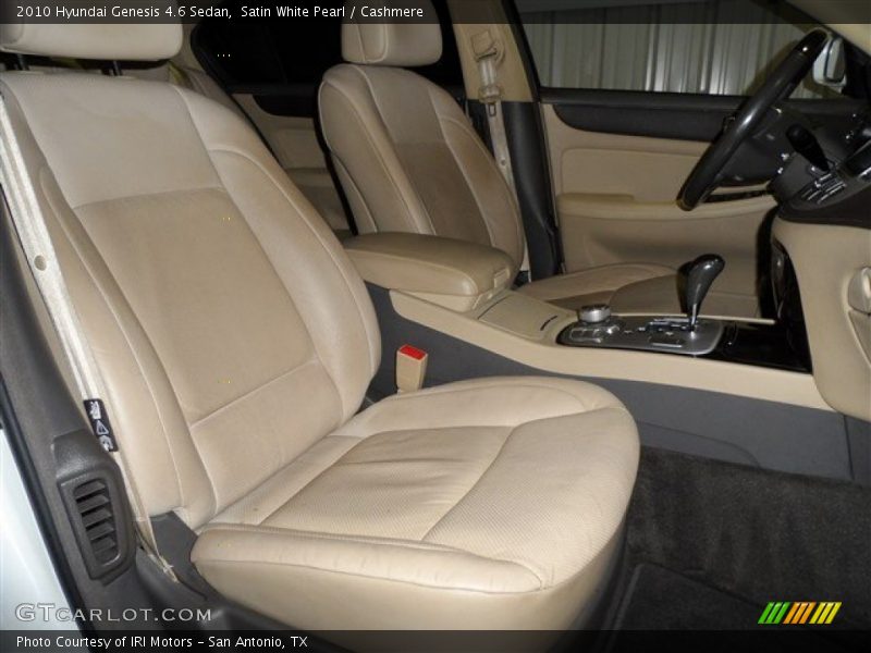Satin White Pearl / Cashmere 2010 Hyundai Genesis 4.6 Sedan