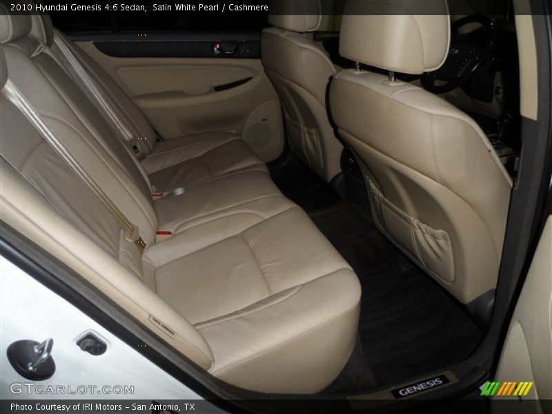 Satin White Pearl / Cashmere 2010 Hyundai Genesis 4.6 Sedan