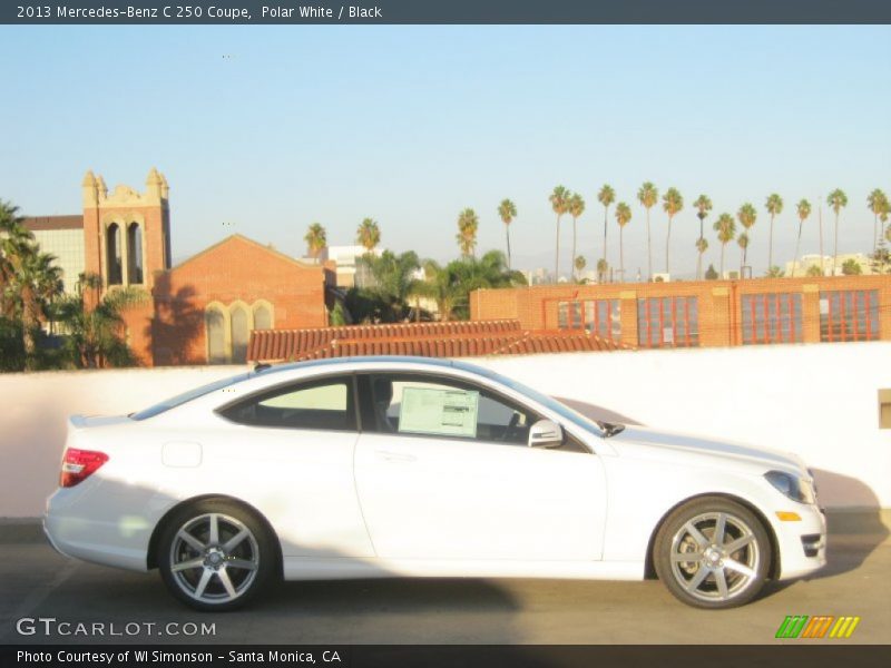Polar White / Black 2013 Mercedes-Benz C 250 Coupe