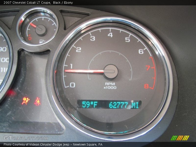 Black / Ebony 2007 Chevrolet Cobalt LT Coupe