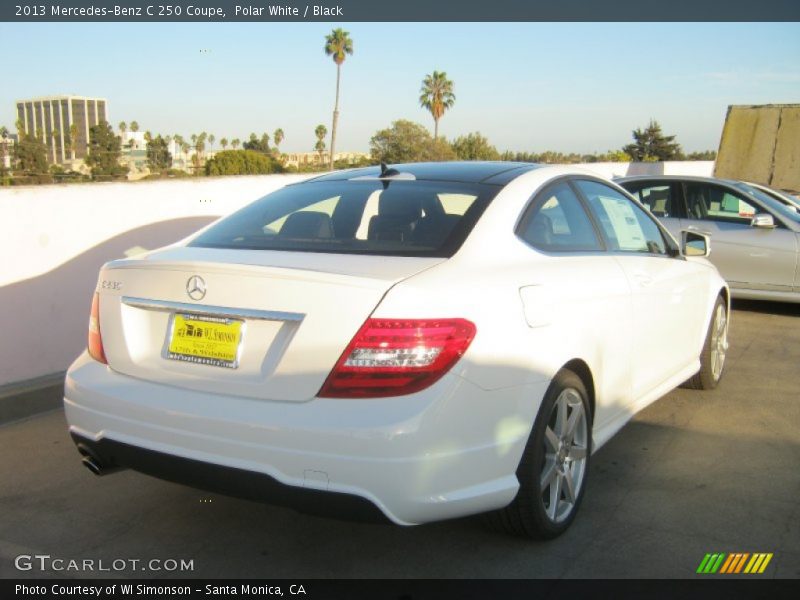 Polar White / Black 2013 Mercedes-Benz C 250 Coupe