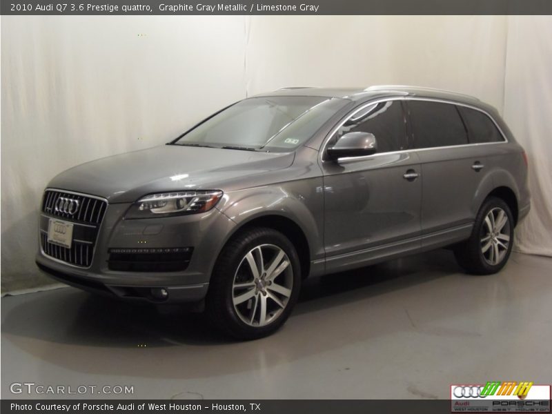 Graphite Gray Metallic / Limestone Gray 2010 Audi Q7 3.6 Prestige quattro