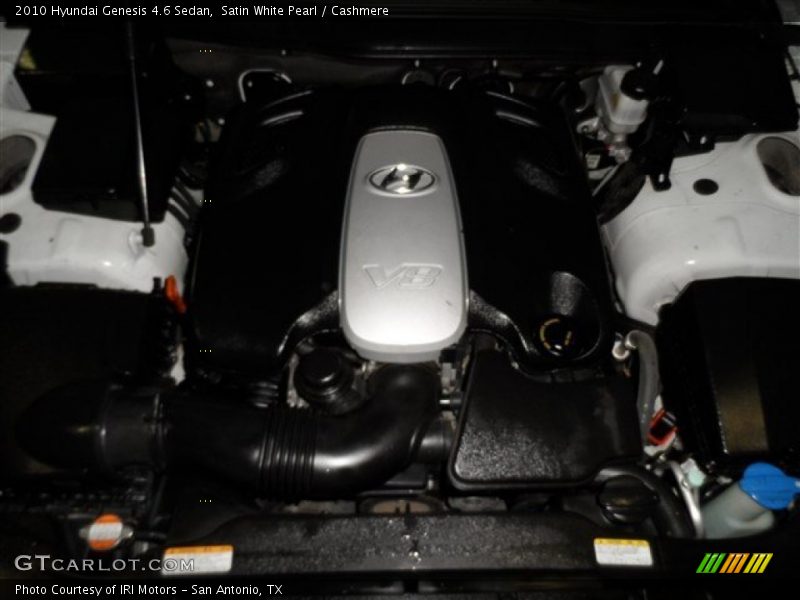 Satin White Pearl / Cashmere 2010 Hyundai Genesis 4.6 Sedan