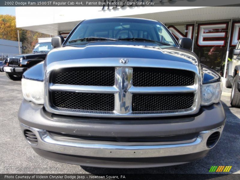 Patriot Blue Pearlcoat / Dark Slate Gray 2002 Dodge Ram 1500 ST Regular Cab 4x4