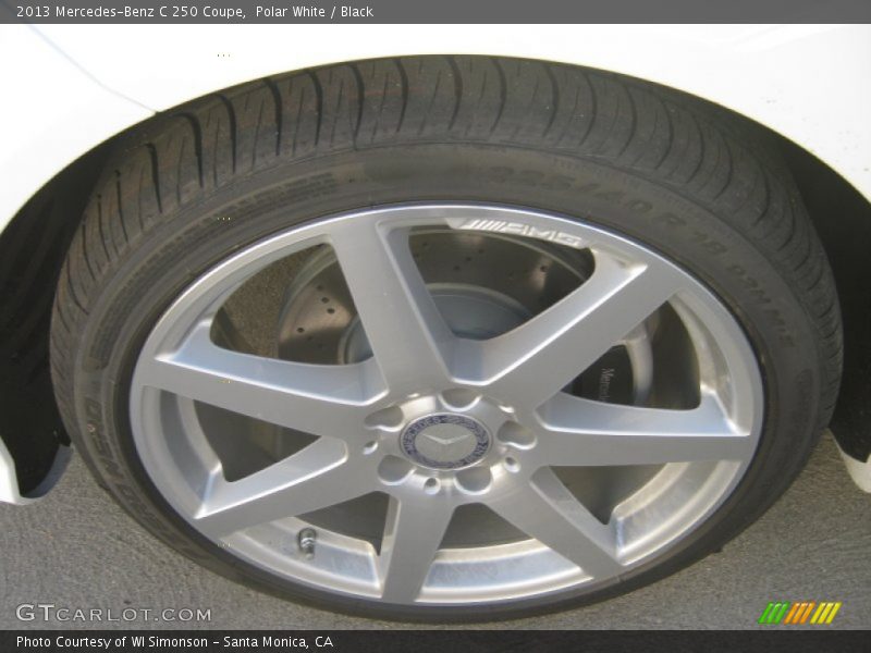 Polar White / Black 2013 Mercedes-Benz C 250 Coupe