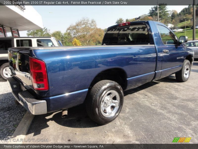  2002 Ram 1500 ST Regular Cab 4x4 Patriot Blue Pearlcoat