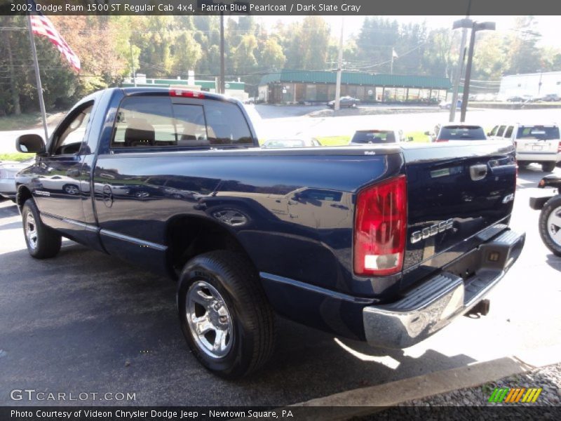 Patriot Blue Pearlcoat / Dark Slate Gray 2002 Dodge Ram 1500 ST Regular Cab 4x4
