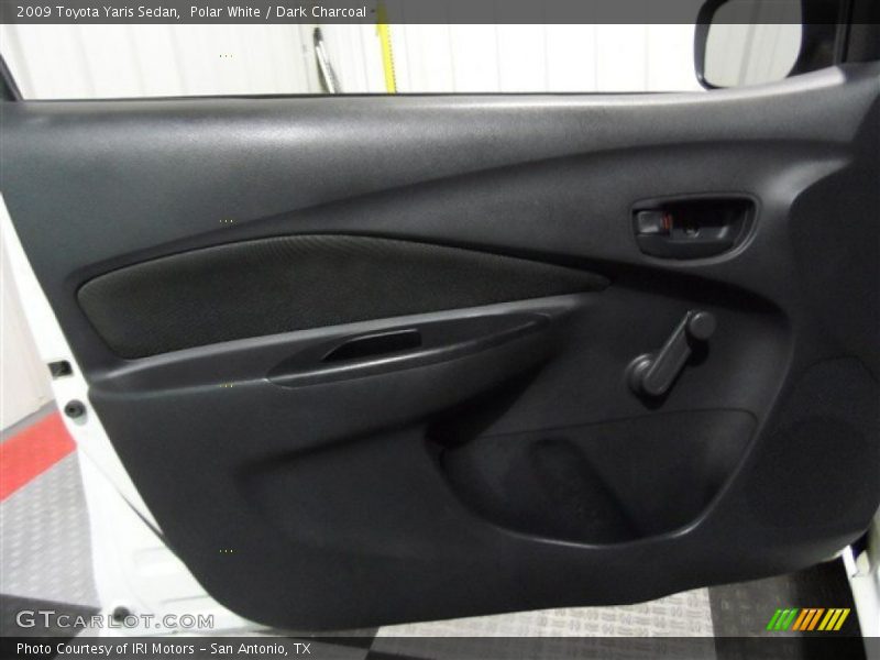 Polar White / Dark Charcoal 2009 Toyota Yaris Sedan