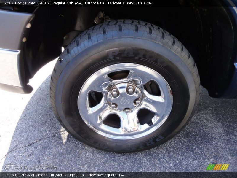 Patriot Blue Pearlcoat / Dark Slate Gray 2002 Dodge Ram 1500 ST Regular Cab 4x4