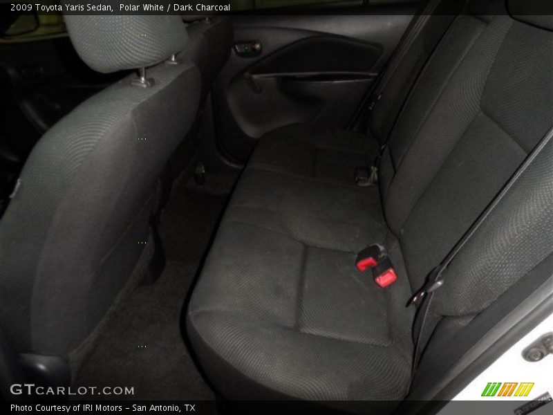 Polar White / Dark Charcoal 2009 Toyota Yaris Sedan