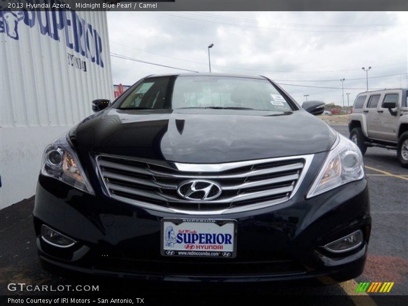 Midnight Blue Pearl / Camel 2013 Hyundai Azera