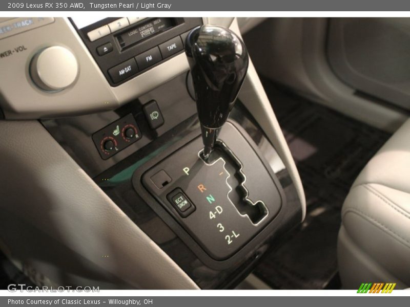 Tungsten Pearl / Light Gray 2009 Lexus RX 350 AWD