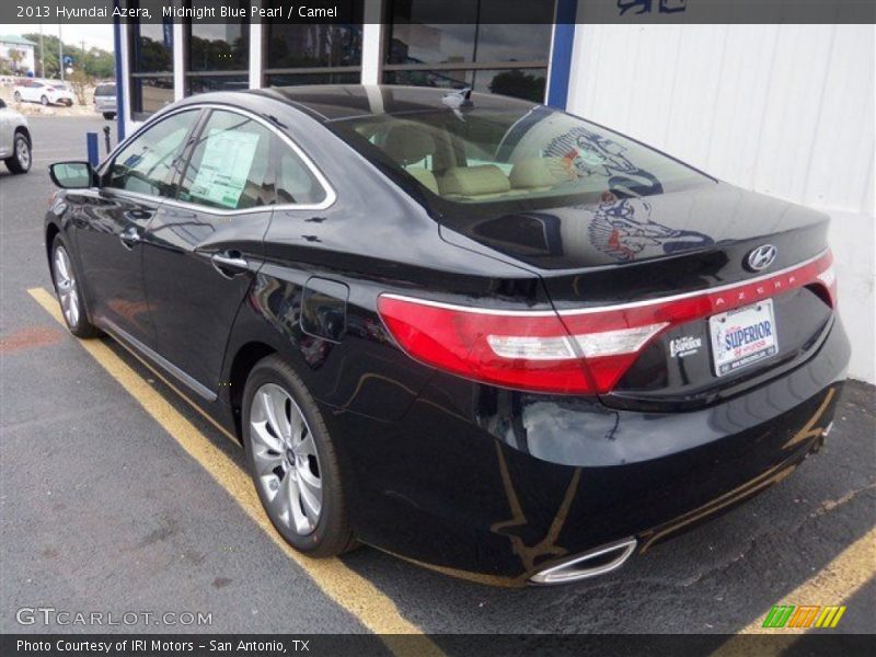 Midnight Blue Pearl / Camel 2013 Hyundai Azera