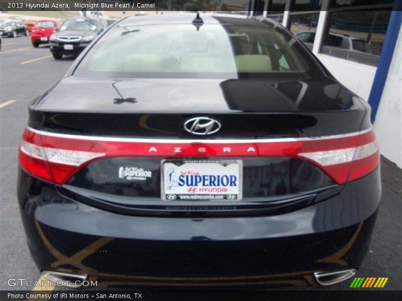 Midnight Blue Pearl / Camel 2013 Hyundai Azera