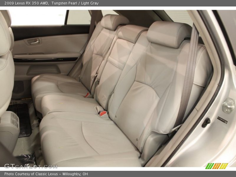 Tungsten Pearl / Light Gray 2009 Lexus RX 350 AWD