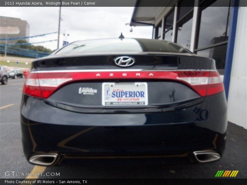 Midnight Blue Pearl / Camel 2013 Hyundai Azera
