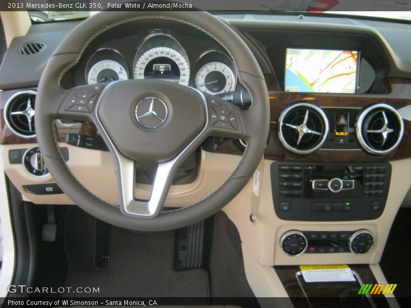 Polar White / Almond/Mocha 2013 Mercedes-Benz GLK 350