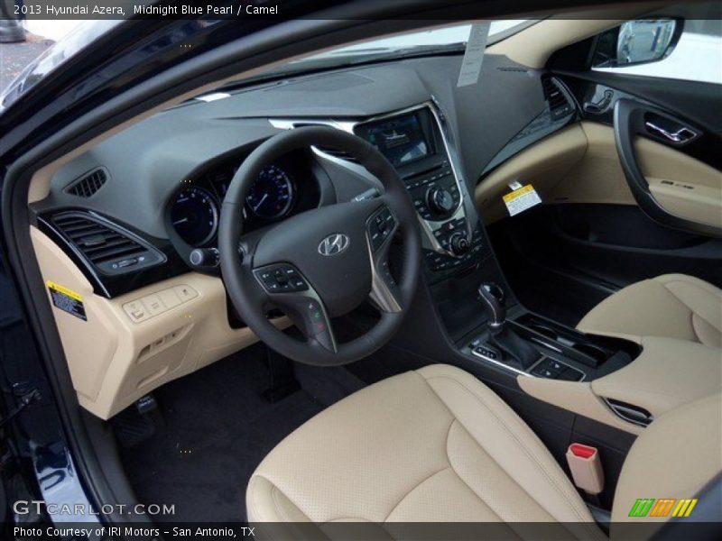 Midnight Blue Pearl / Camel 2013 Hyundai Azera