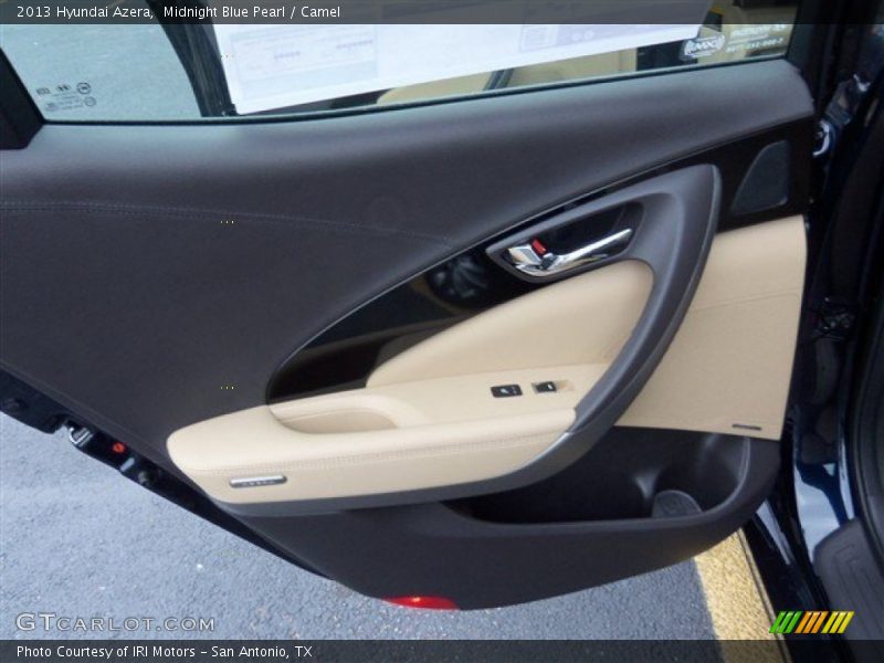 Midnight Blue Pearl / Camel 2013 Hyundai Azera