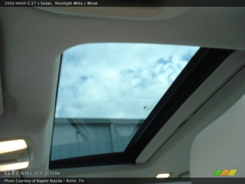 Moonlight White / Wheat 2009 Infiniti G 37 x Sedan