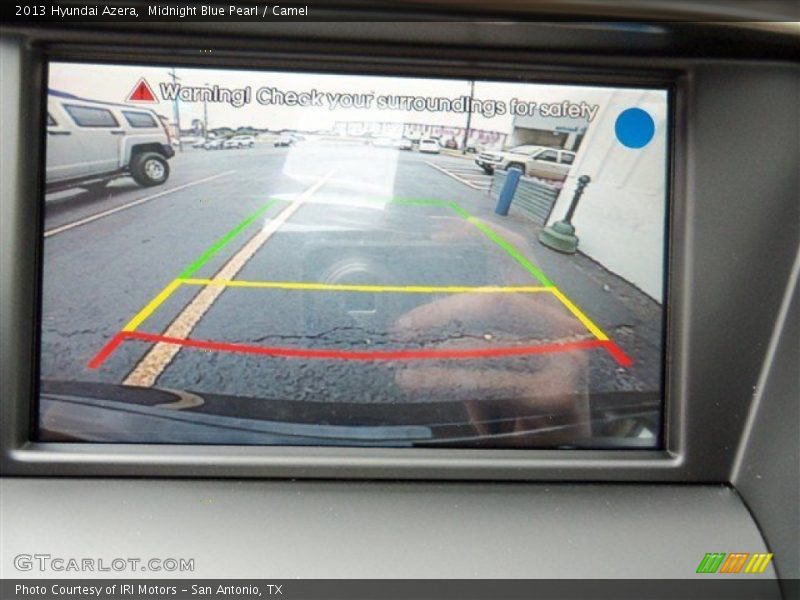 Midnight Blue Pearl / Camel 2013 Hyundai Azera