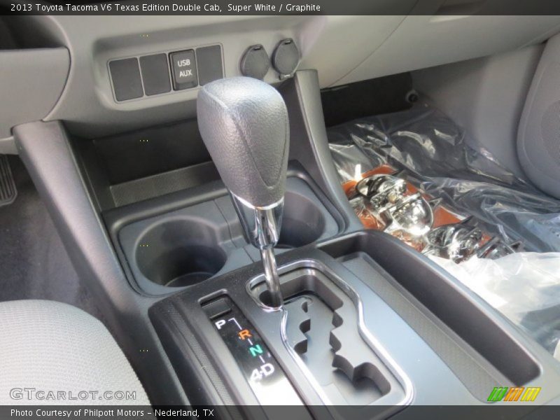 Super White / Graphite 2013 Toyota Tacoma V6 Texas Edition Double Cab