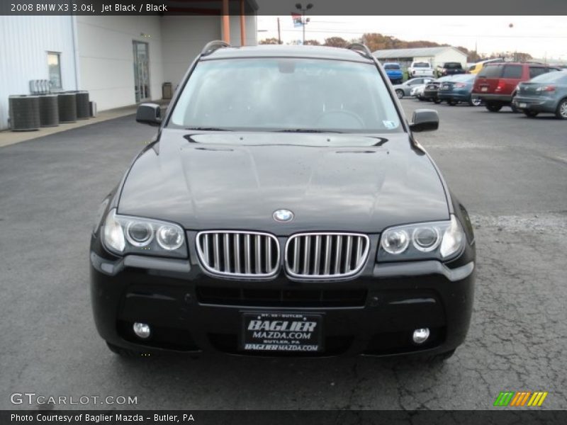 Jet Black / Black 2008 BMW X3 3.0si