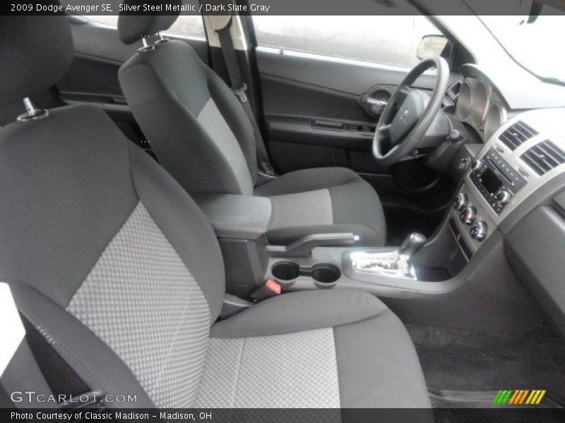 Silver Steel Metallic / Dark Slate Gray 2009 Dodge Avenger SE