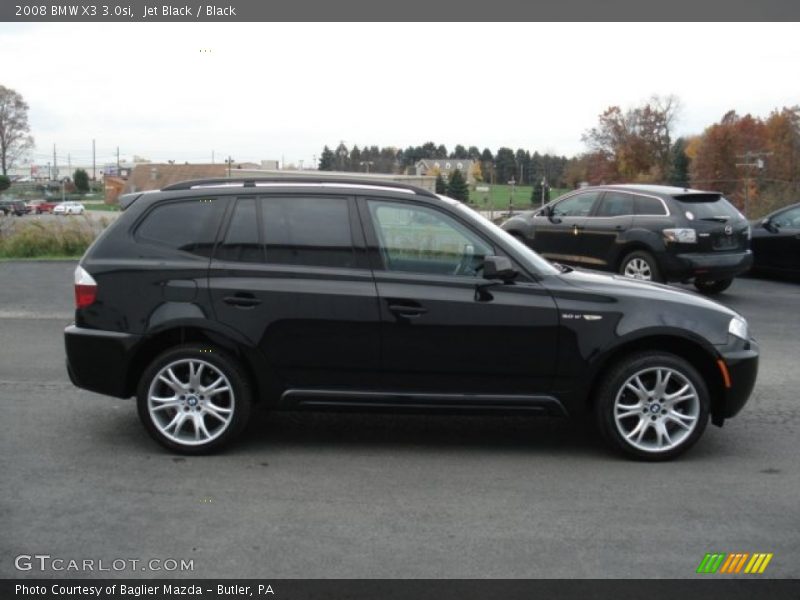 Jet Black / Black 2008 BMW X3 3.0si