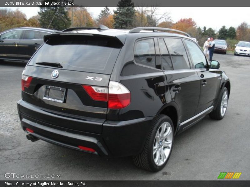 Jet Black / Black 2008 BMW X3 3.0si