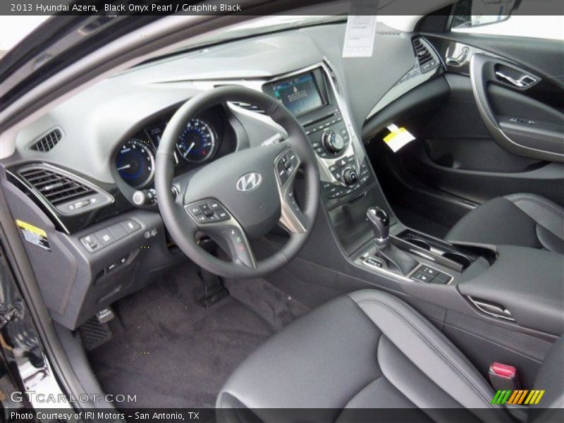 Graphite Black Interior - 2013 Azera  