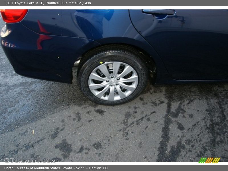 Nautical Blue Metallic / Ash 2013 Toyota Corolla LE