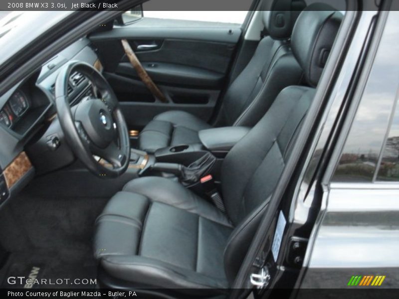 Front Seat of 2008 X3 3.0si