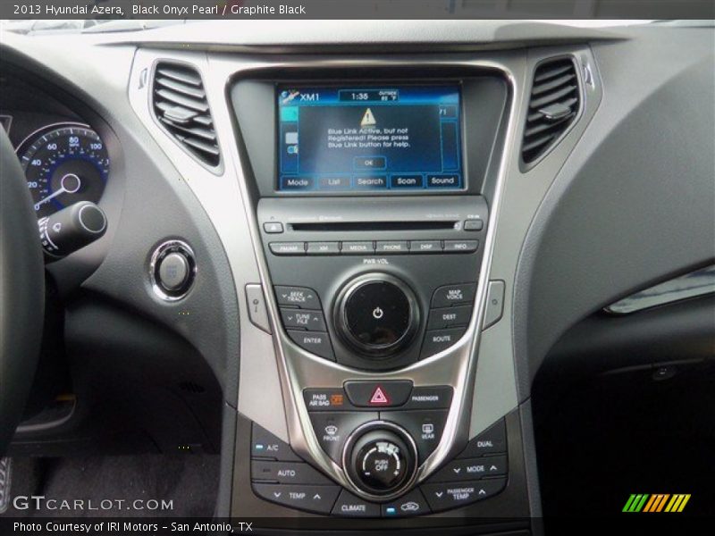 Controls of 2013 Azera 