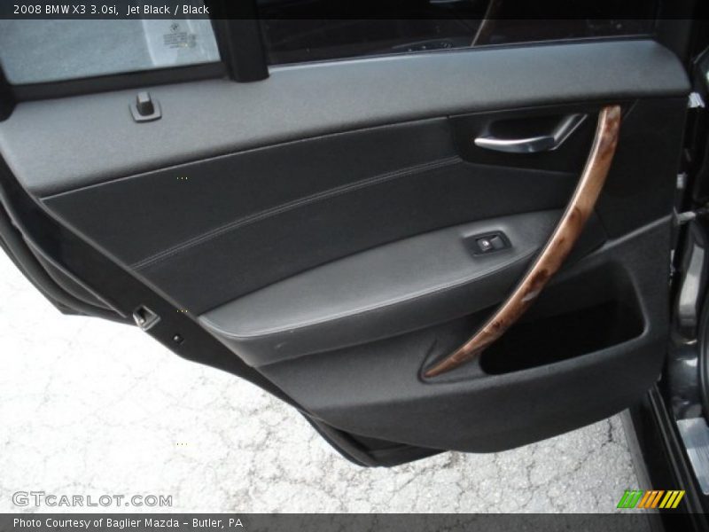 Jet Black / Black 2008 BMW X3 3.0si