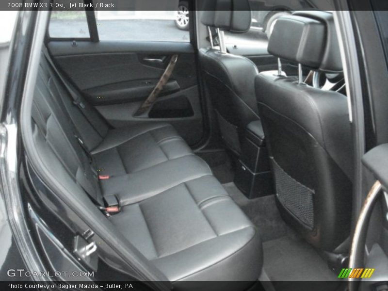 Jet Black / Black 2008 BMW X3 3.0si