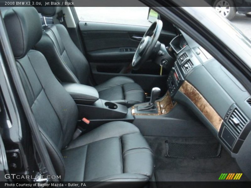 Jet Black / Black 2008 BMW X3 3.0si