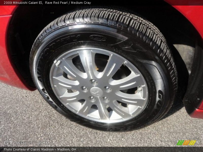 Rave Red Pearl / Medium Gray 2009 Mitsubishi Galant ES
